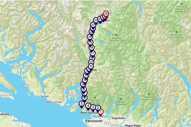 Sea to Sky Highway: a Smartphone Audio Driving Tour - Common Questions