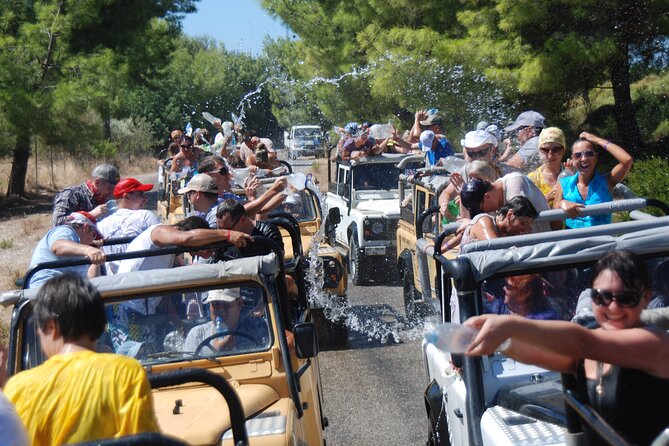 Side Jeep Safari Tour With Waterfall and Water Fights - The Sum Up