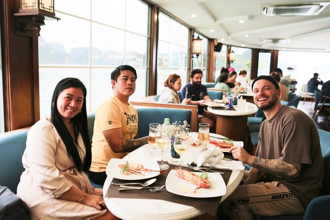 The Halong Catamaran Cruise Luxury Day Tour With Water Slide - Common Questions