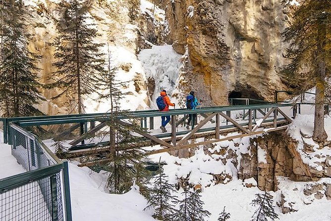 Winter Ice Walk in Johnston Canyon Lake Minnewanka Day Trip - Winter Activities at Lake Minnewanka