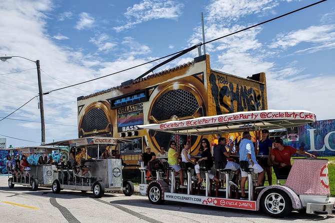 Wynwood Party Bike Bar Crawl - Additional Information