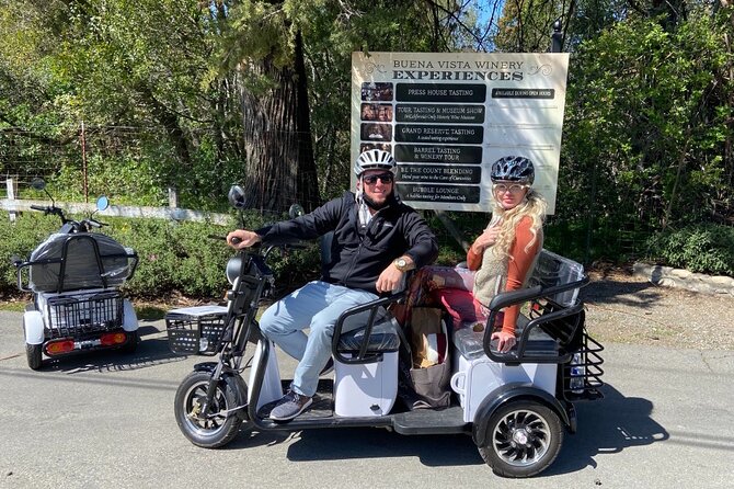 5 Hr Guided Wine Country Tour in Sonoma on an Electric Trike - The Sum Up