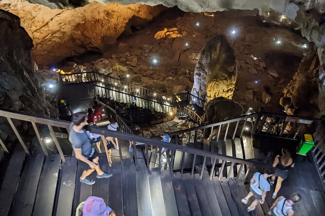 Amazing Phong Nha- Paradise Cave - Dark Cave 1 Day -All Inclusive - English Speaking Tour Guide