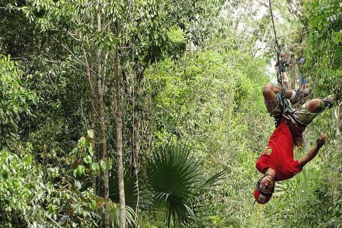 ATV Adventure, Interactive Bridges, Ziplines, Cenote & Free Lunch - Zip Lines and Interactive Bridges