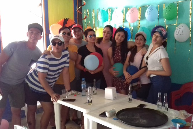 BEACH DAY in LOS ARRECIFES Restaurant-Open Bar and Lunch. - Meeting and Pickup
