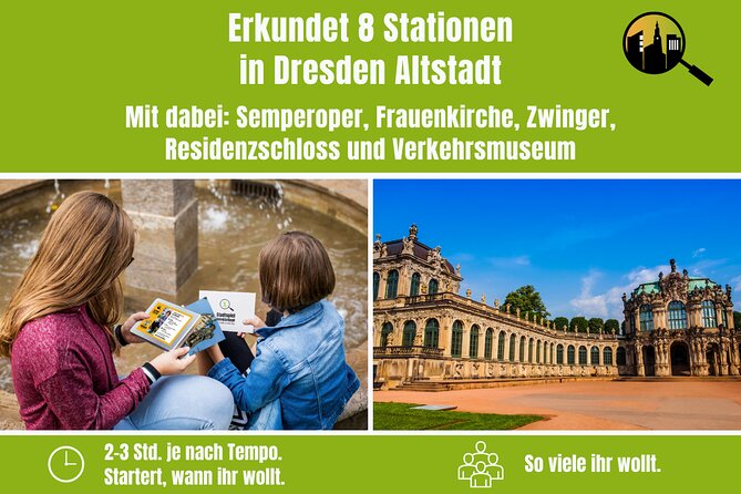 City Game Scavenger Hunt Dresden Old Town for Children - Exciting City Tour - Pricing and Terms