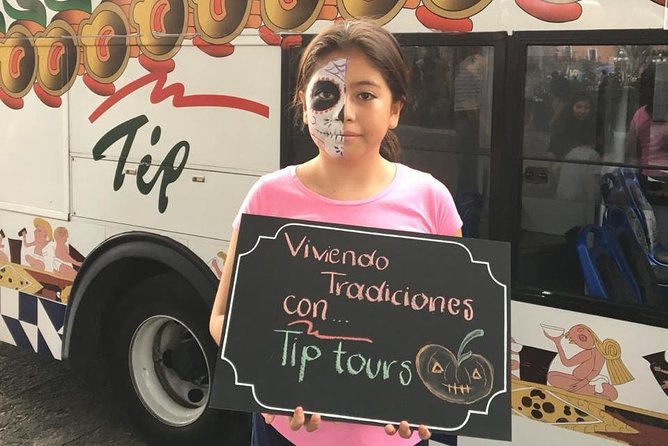 Day of the Dead Tram on a Double Decker Bus - The Sum Up