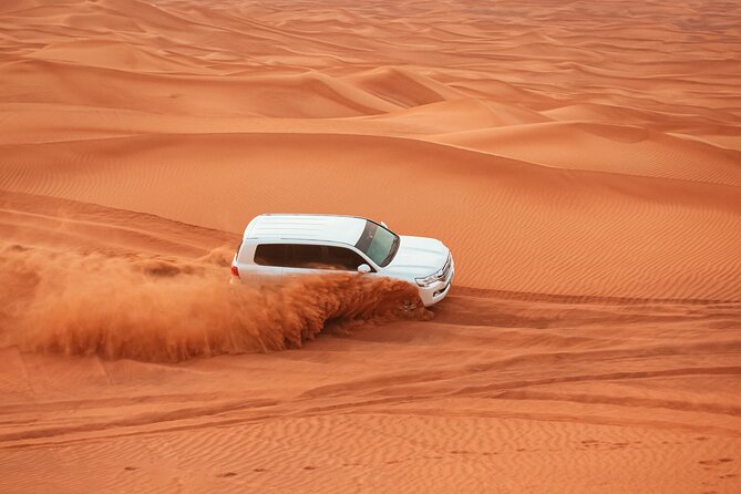 Full-Day Desert Safari With Buffet Dinner Inland Sea Visit - Highlights