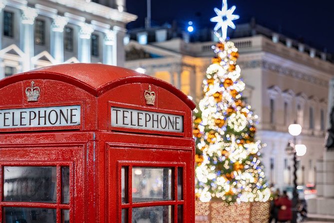 Illuminations of London on Christmas Eve - Festive Light Displays