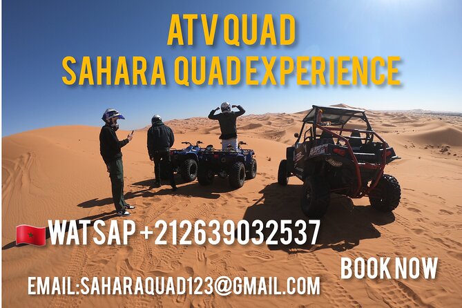 Merzouga 1 Hours ATV Quad Sandboards Erg Chebbi Desert - The Sum Up