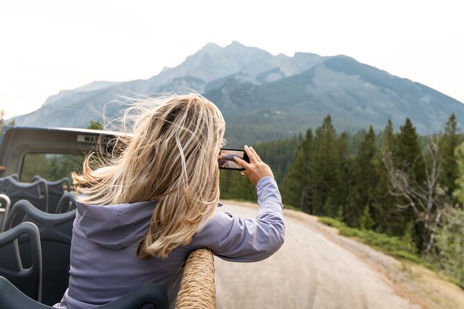 Moraine & Lake Louise Hop On / Off Open-Top Double Decker Shuttle Explorer - The Sum Up