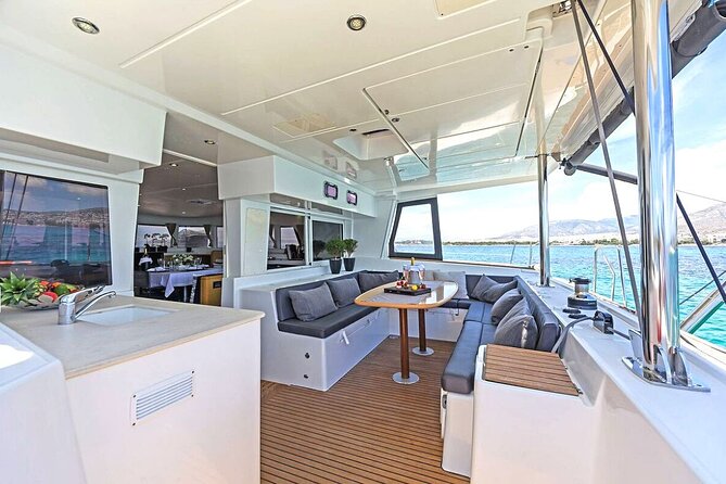 Mykonos Catamaran Daytime or Sunset Tour, 8-course Meal & Drinks - Directions