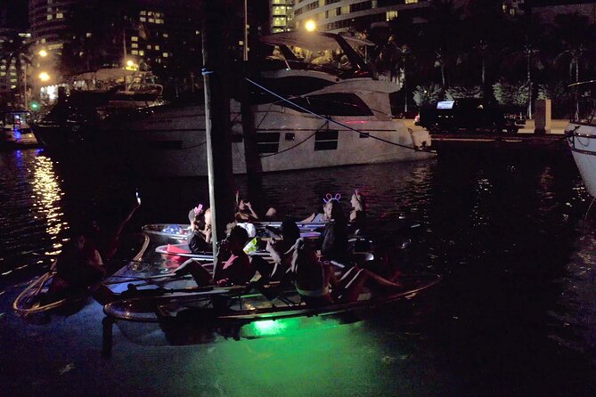 Neon Nights CLEAR Kayak Champagne Toast! - The Sum Up