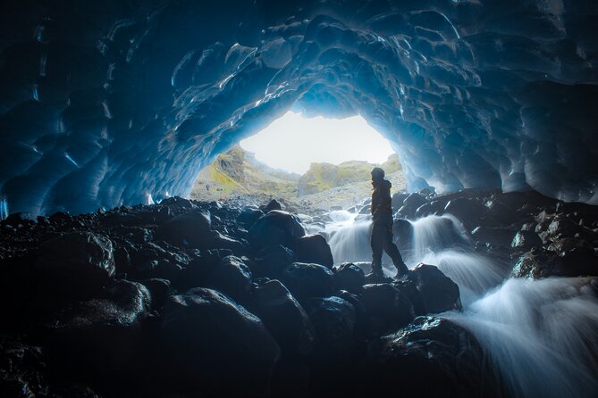 Private Summer Ice Cave & Ice Climbing - 15 Shot Photo Package - Activity Start Time at 01:00 PM