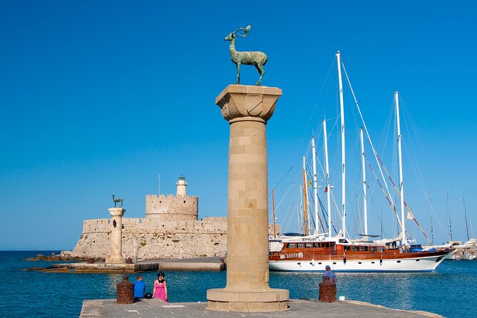 Rhodes by Night With Dinner and Boat Cruise – Laterna