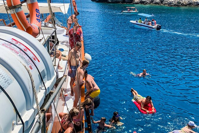 Rhodes Day Cruise (With Lunch, Snacks & Unlimited Drinks) 6Hours - Common Questions