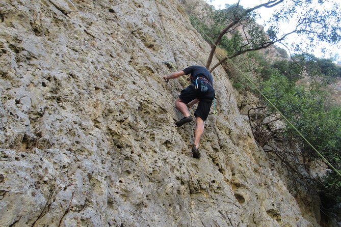 Rock Climbing With a Guide in Therisos Gorge Chania - Logistics and End Point Details