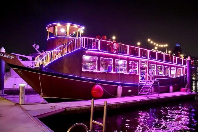 Romantic Dubai Water Canal Cruise With Live Shows and International Buffet - Enjoy the Best Views of Landmarks