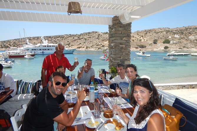 Semi-private Antiparos & Caves Blue Lagoon OR Rina Cave & Small Cyclades - The Sum Up