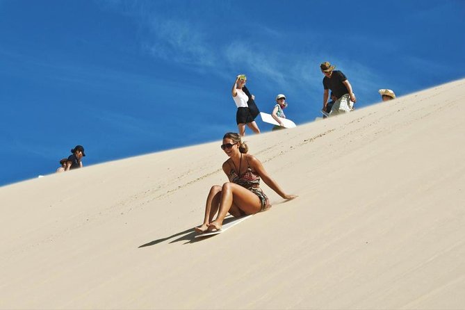 Sharing or Private Safari, Sand Boarding, Camel Ride, Inland Sea Quick Swim - Directions