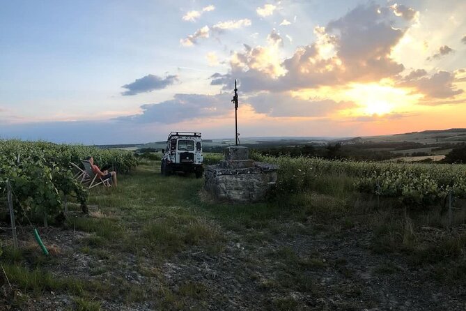 Sunset and Champagne Tasting in the Vineyard - Private Transportation and Tasting Experience