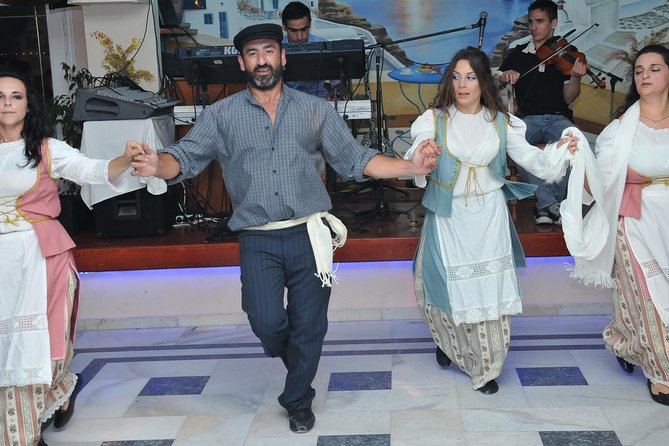 Traditional Greek Night Live Music & Dinner Show in Santorini - Common Questions