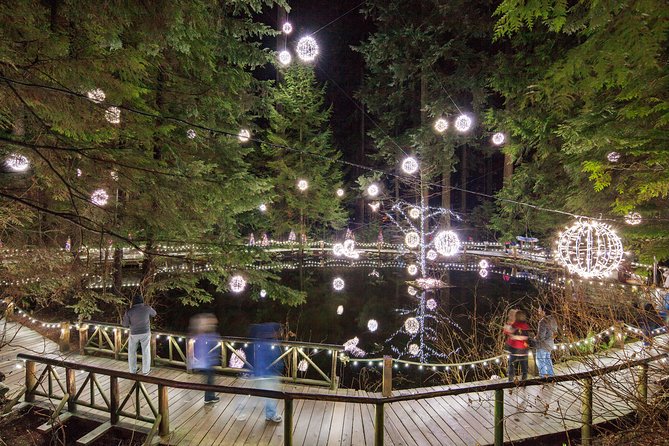 Vancouver City and Capilano Suspension Bridge Canyon Lights Tour - Capilano Suspension Bridge Canyon Lights Experience