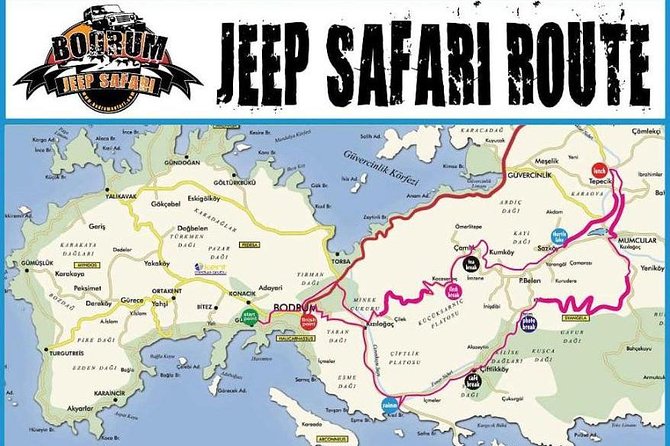 Bodrum Jeep Safari With Lunch - 4x4 Off-road Fullday Tour - Beverage Stops and Affordable Pricing