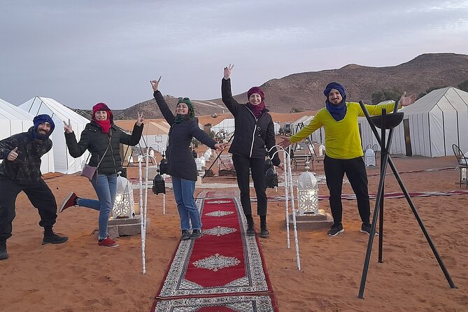 One Night in Private Camp in the Sahara Desert in Merzouga With Dinner - Common Questions