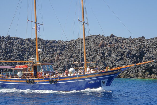 Santorini Volcano Cruise Including Hot Springs and Thirasia - Marveling at Santorinis Scenic Beauty