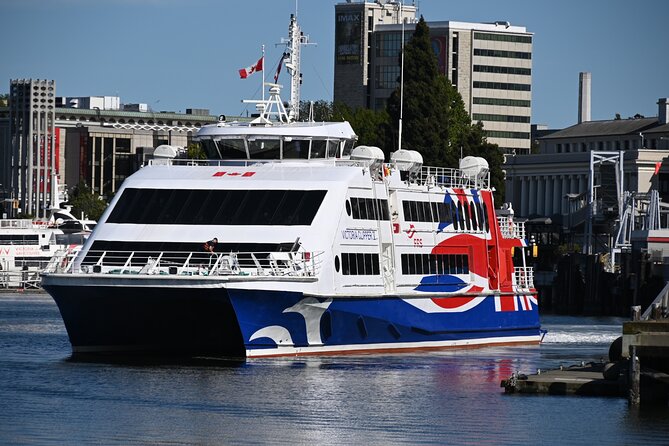 Victoria to Seattle High-Speed Passenger Ferry: ONE-WAY - Additional Information