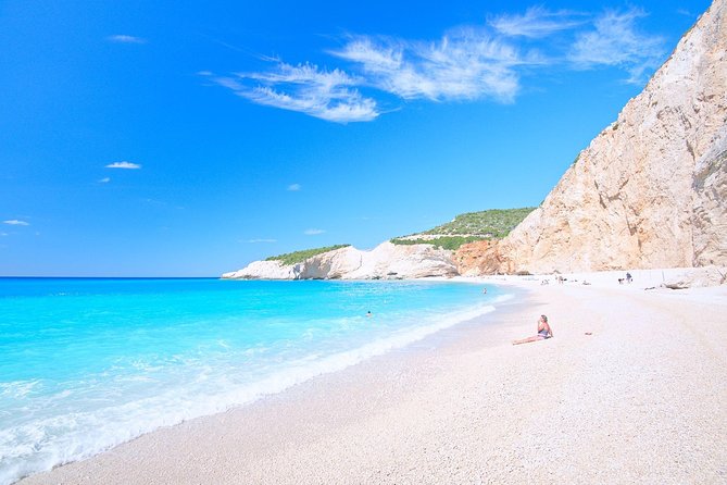 A Full-Day, Shared Boat Tour of Three Lefkada Beaches