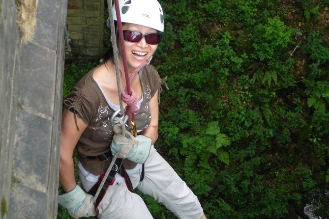 ABSEIL EXPERIENCE off Millers Dale Bridge THE BEST in Derbyshire & Peak District