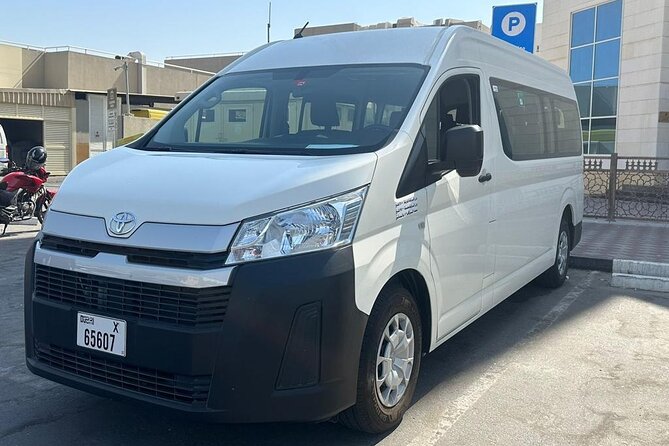 Abu Dhabi Airport to All Emirates Arrival Departure via Van & Bus