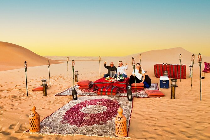 Abu Dhabi Desert Exclusive BBQ Dinner, Dune Bashing & Sunset