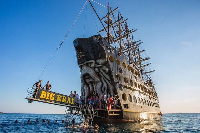 All-inclusive Big Kral Pirate Boat Trip in Alanya - Trip Highlights