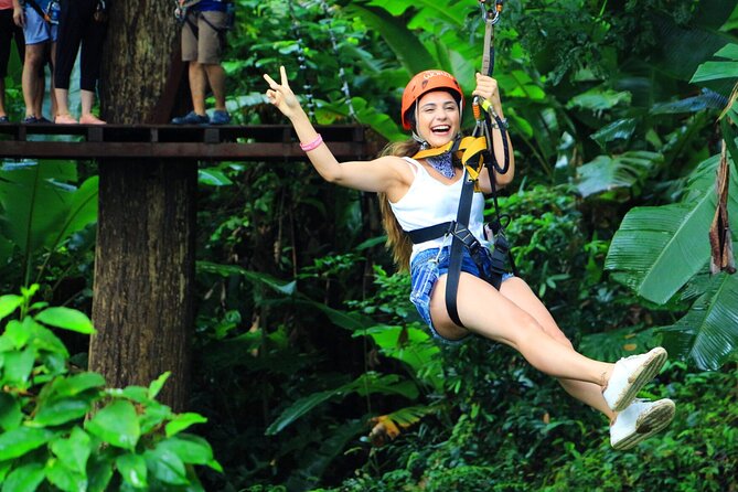 All Inclusive Zipline and Local Floating Farm Tour in Phuket
