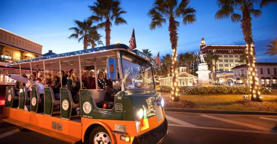 Amelia Island to St Augustine Nights of Lights Trolley Tour - Good To Know