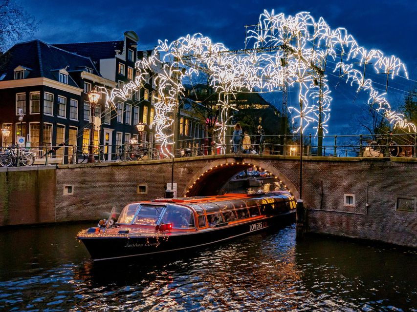 Amsterdam: Light Festival Canal Cruise With Audio Guide - Good To Know