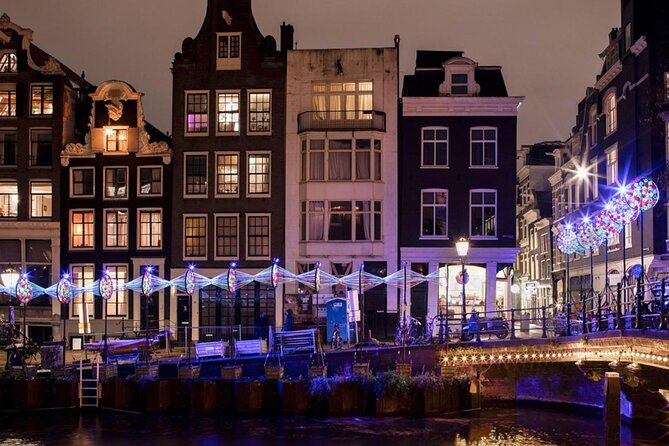 Amsterdam: Light Festival UNESCO Canal Cruise - Audio Commentary and Languages