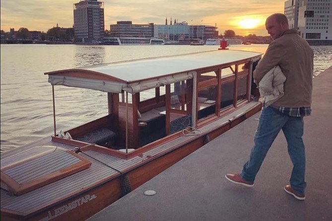 Amsterdam Small-Group Canal Cruise on Historic Saloon Boat