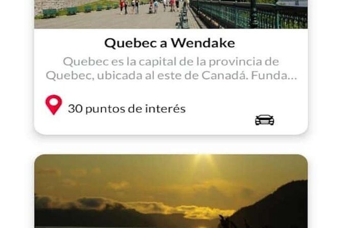 APP Self-Guided Tours Quebec With Audioguide - Overview of APP Self-Guided Tours Quebec