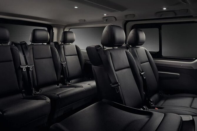 Arrival Private Transfer: Tarbes Train Station to Lourdes City by Business Van