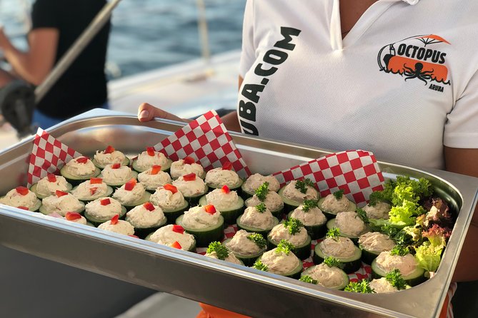 Aruba Happy Hour Sunset Sail With Food and Drinks - Departure and Duration