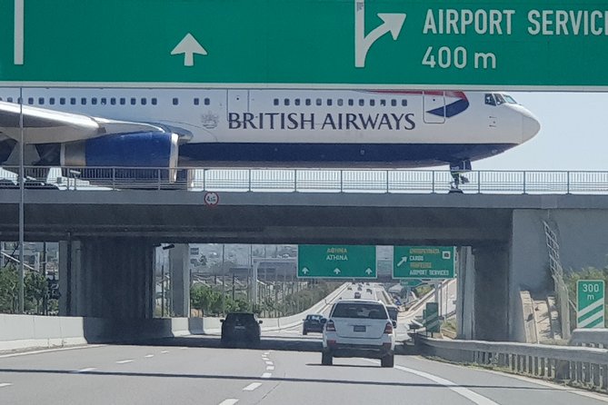Athens Airport Private Transfer by Mercedes-Benz E Class Wagon to City Center