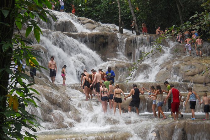 Blue Hole and Dunn'S River Falls Tour With Lunch and Cocktails at Reggae Hill - Climbing Tips and Equipment Requirements