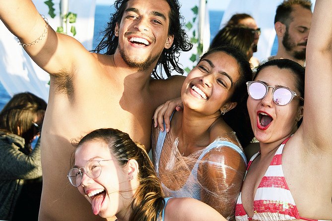 Boat Party With Swimming Stop Experience in Mykonos