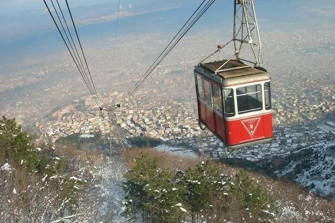 Cable Car Elevation 2365 Meters. - Overview of the Olympos Cable Car Tour
