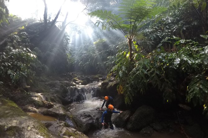 Canyoning in the Ribeira Dos CaldeirōEs Natural Park