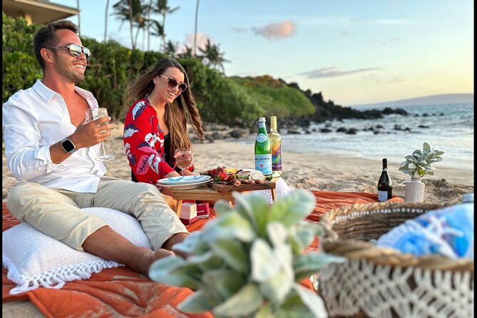 Charcuterie Board & Sunset at a Hidden Beach W/ Photo